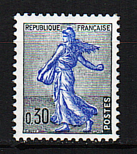 Франция, 1961, Стандарт, Марианна-Сеятель, 1 марка